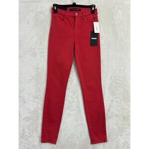 J Brand Women's Skinny Jeans - Red